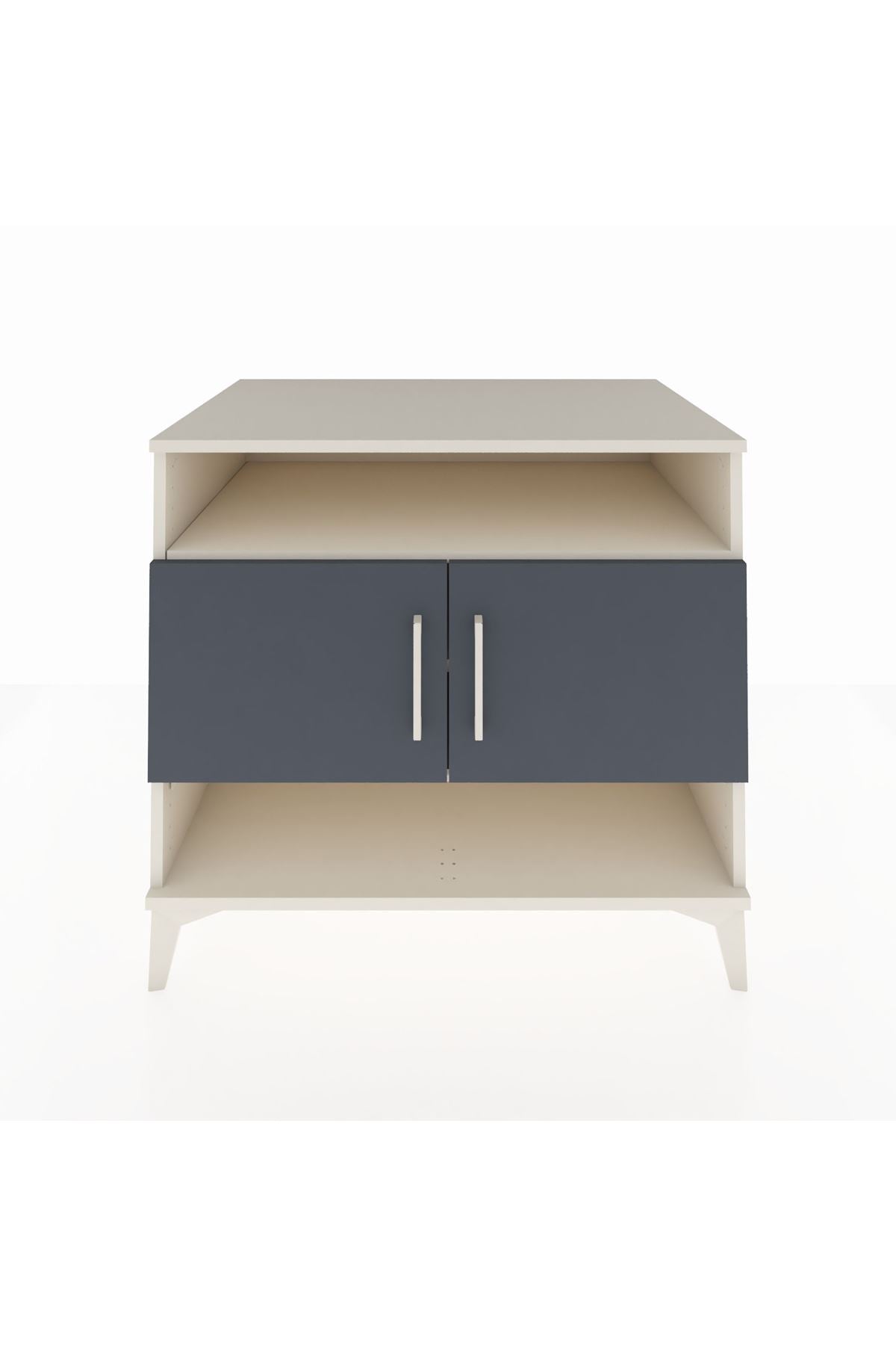 Kronos Şifonyer 3 Raflı 2 Kapaklı 88x59x80 Aytaşı-Antrasit