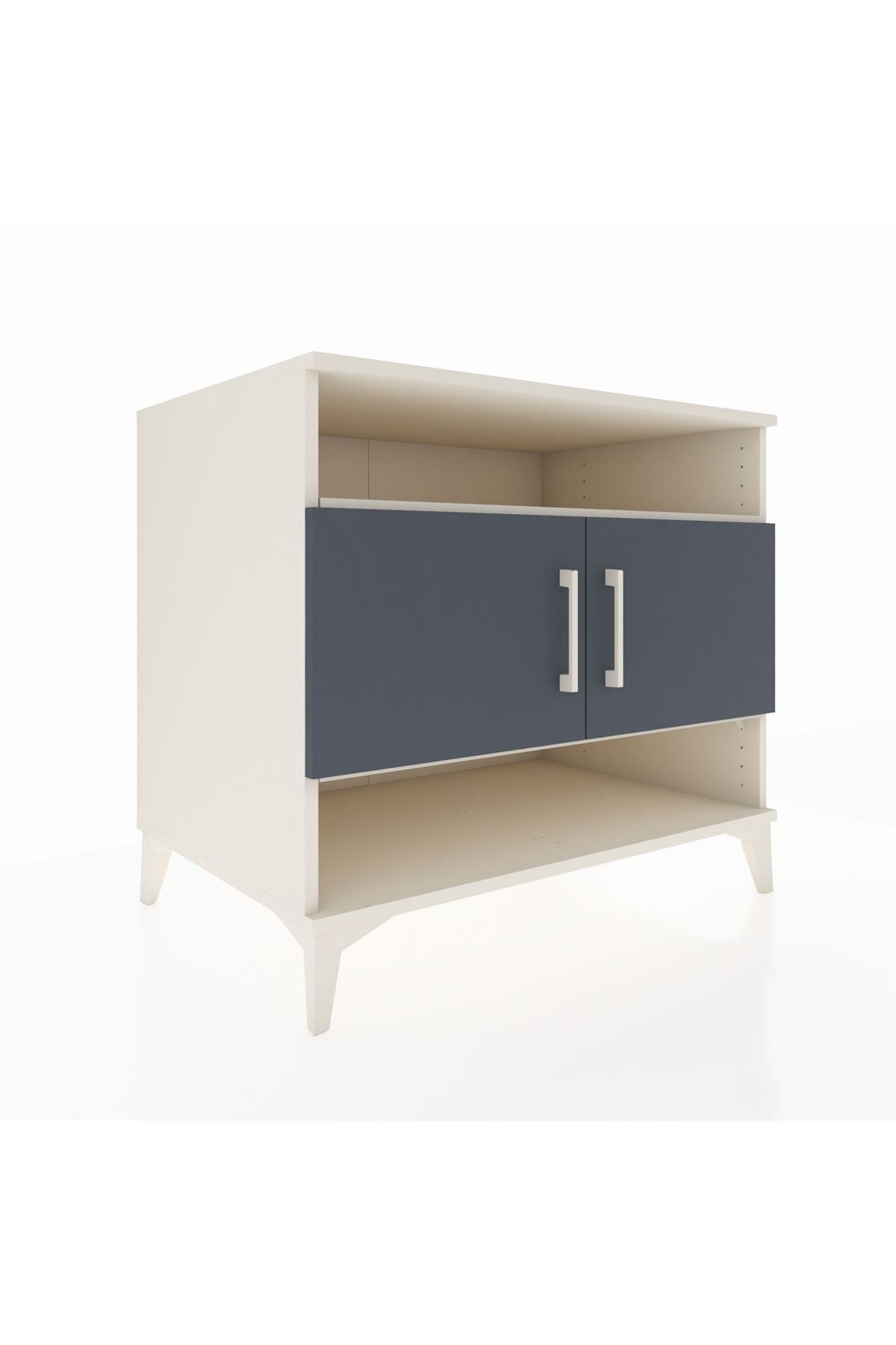 Kronos Şifonyer 3 Raflı 2 Kapaklı 88x59x80 Aytaşı-Antrasit