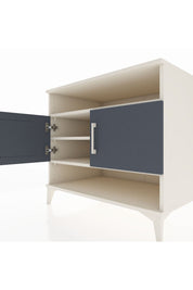 Kronos Şifonyer 3 Raflı 2 Kapaklı 88x59x80 Aytaşı-Antrasit