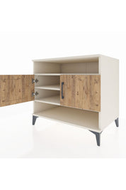 Kronos Şifonyer 3 Raflı 2 Kapaklı 88x59x80 Aytaşı-Çam