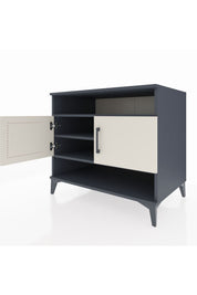 Kronos Şifonyer 3 Raflı 2 Kapaklı 88x59x80 Antrasit-Aytaşı