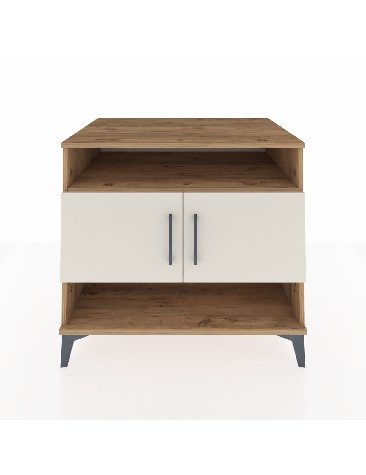 Kronos Şifonyer 3 Raflı 2 Kapaklı 88x59x80 Çam-Aytaşı