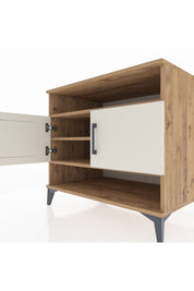 Kronos Şifonyer 3 Raflı 2 Kapaklı 88x59x80 Çam-Aytaşı