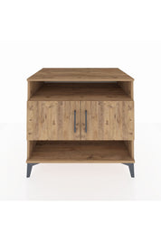 Kronos Şifonyer 3 Raflı 2 Kapaklı 88x59x80 Çam-Çam