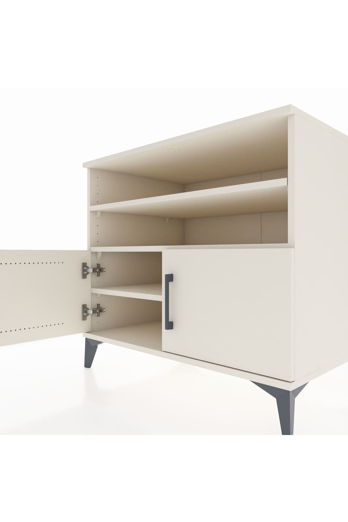 Kronos Şifonyer 3 Raflı 2 Kapaklı 88x59x80 Aytaşı-Aytaşı