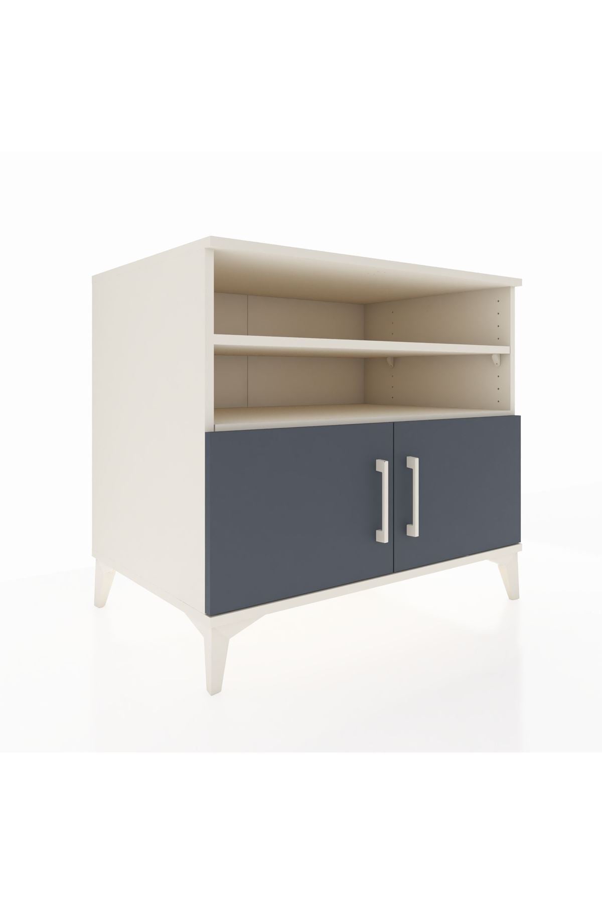 Kronos Şifonyer 3 Raflı 2 Kapaklı 88x59x80 Aytaşı-Antrasit