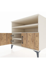 Kronos Şifonyer 3 Raflı 2 Kapaklı 88x59x80 Aytaşı-Çam