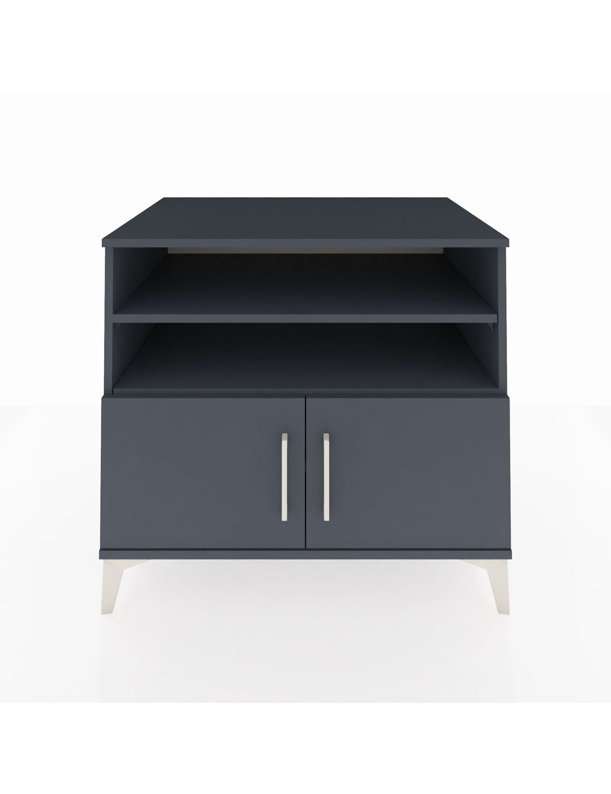 Kronos Şifonyer 3 Raflı 2 Kapaklı 88x59x80 Antrasit-Antrasit