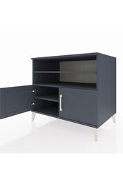 Kronos Şifonyer 3 Raflı 2 Kapaklı 88x59x80 Antrasit-Antrasit