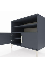 Kronos Şifonyer 3 Raflı 2 Kapaklı 88x59x80 Antrasit-Antrasit