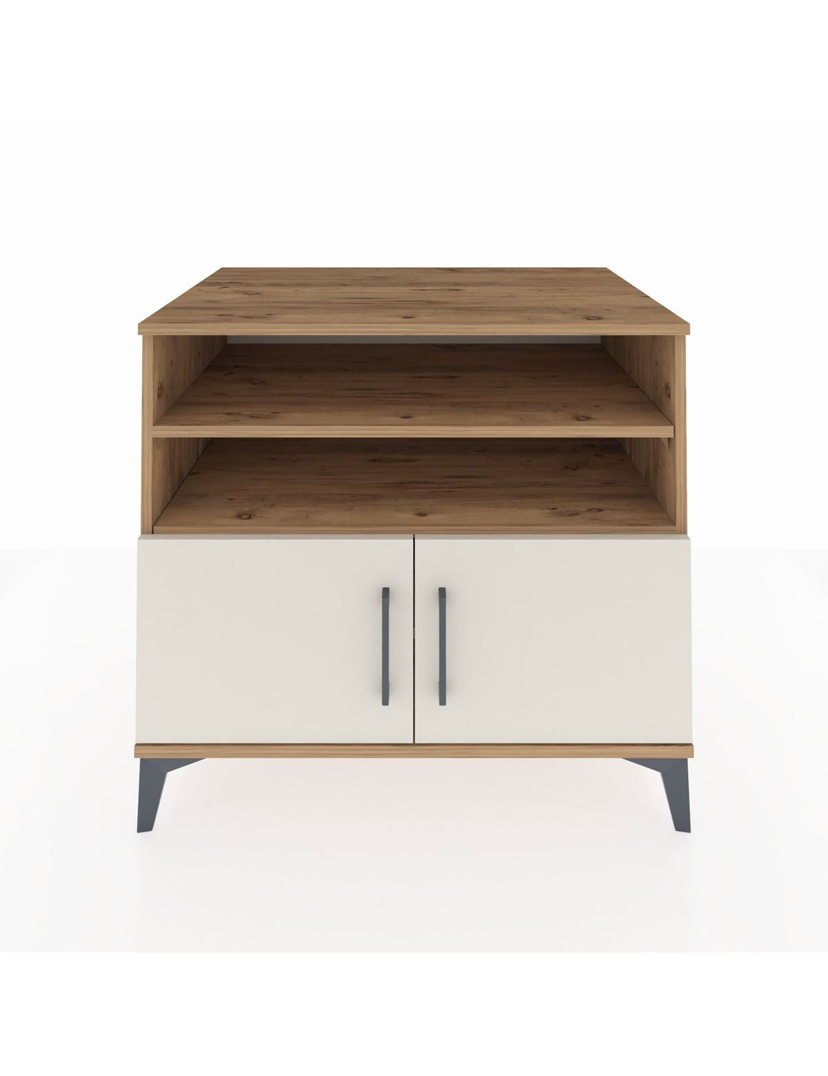 Kronos Şifonyer 3 Raflı 2 Kapaklı 88x59x80 Çam-Aytaşı