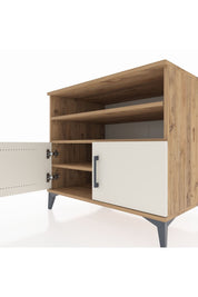 Kronos Şifonyer 3 Raflı 2 Kapaklı 88x59x80 Çam-Aytaşı