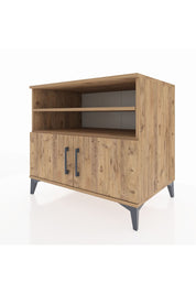 Kronos Şifonyer 3 Raflı 2 Kapaklı 88x59x80 Çam-Çam