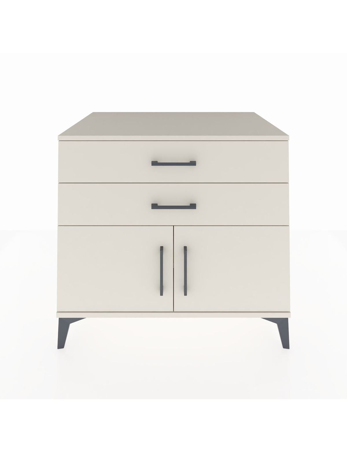 Kronos Şifonyer Tek Raflı 2 Çekmeceli 2 Kapaklı 88x59x80 Aytaşı-Aytaşı