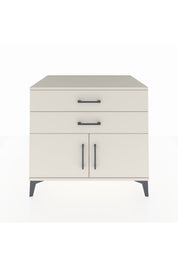 Kronos Şifonyer Tek Raflı 2 Çekmeceli 2 Kapaklı 88x59x80 Aytaşı-Aytaşı