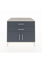 Kronos Şifonyer Tek Raflı 2 Çekmeceli 2 Kapaklı 88x59x80 - S69M026V2C