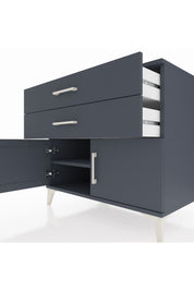 Kronos Şifonyer Tek Raflı 2 Çekmeceli 2 Kapaklı 88x59x80 - S69M026V5C