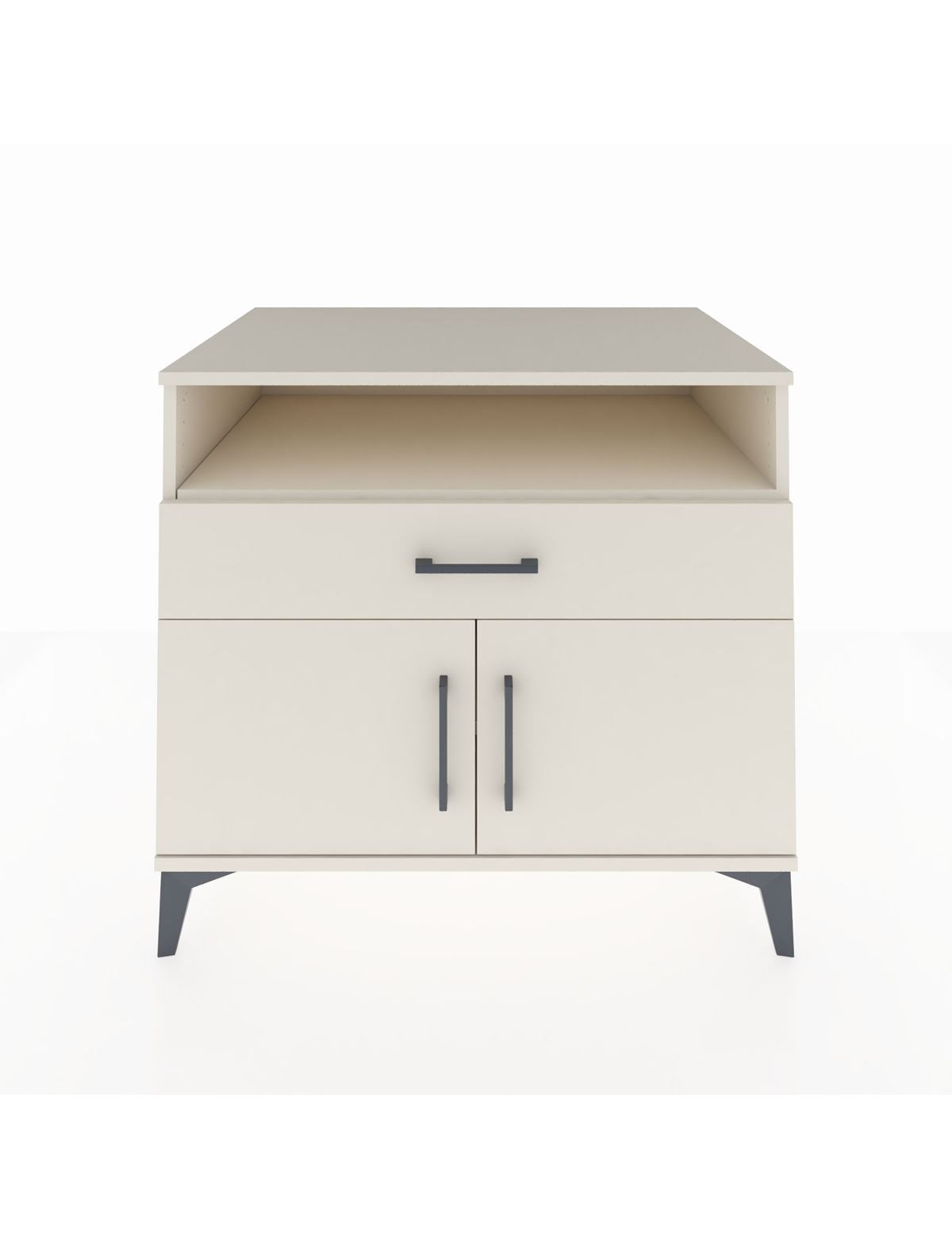 Kronos Şifonyer 2 Raflı Tek Çekmeceli 2 Kapaklı 88x59x80 Aytaşı-Aytaşı