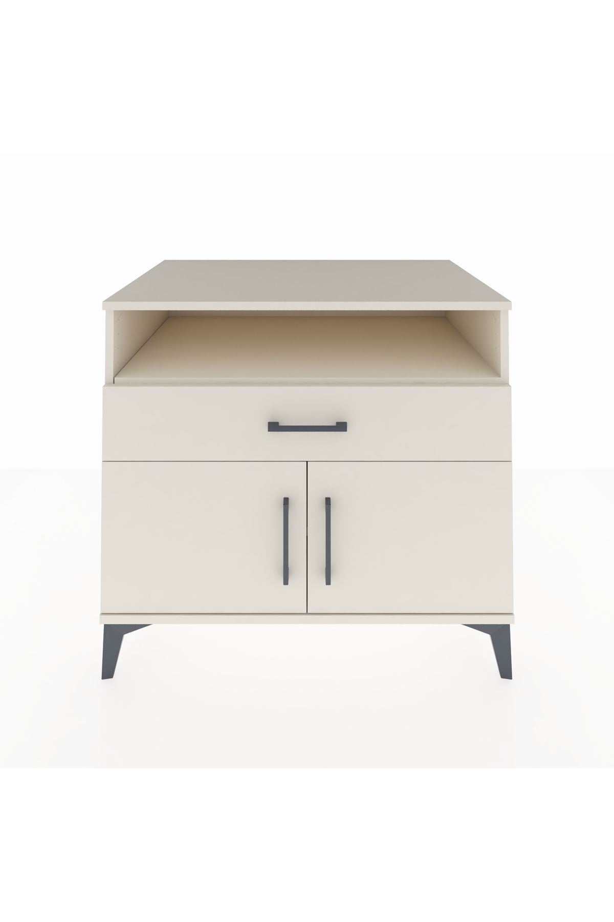 Kronos Şifonyer 2 Raflı Tek Çekmeceli 2 Kapaklı 88x59x80 Aytaşı-Aytaşı