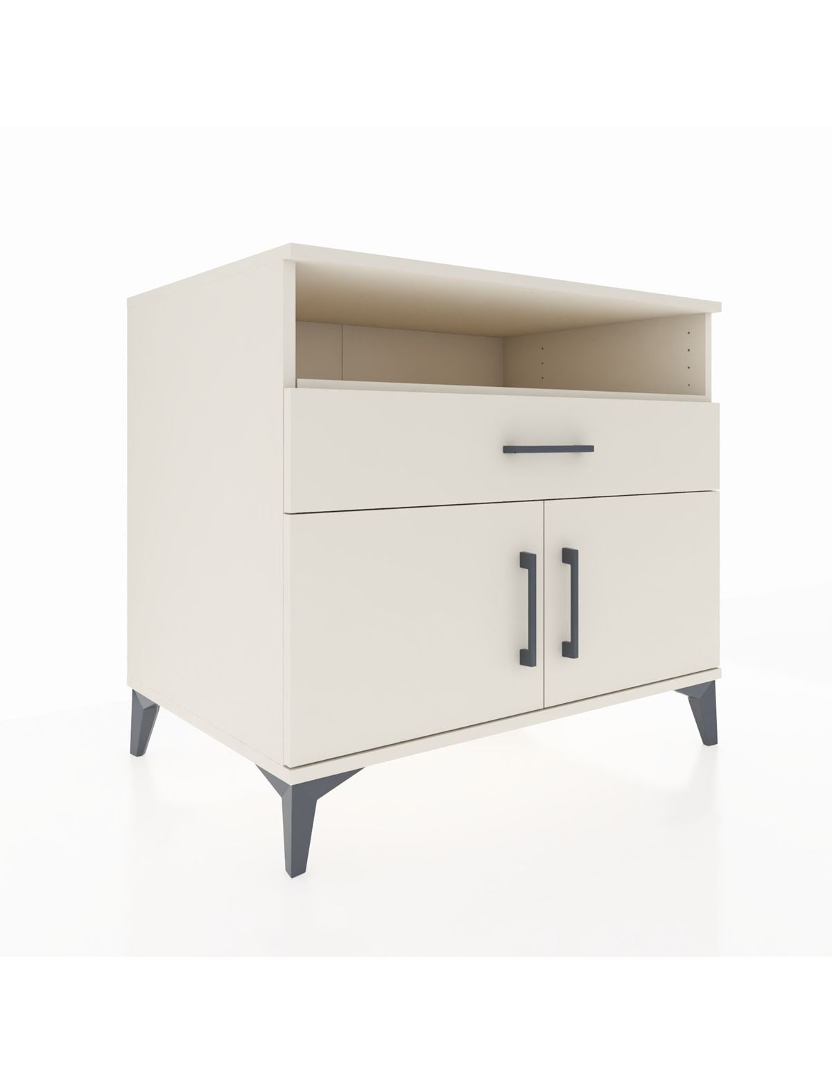 Kronos Şifonyer 2 Raflı Tek Çekmeceli 2 Kapaklı 88x59x80 Aytaşı-Aytaşı