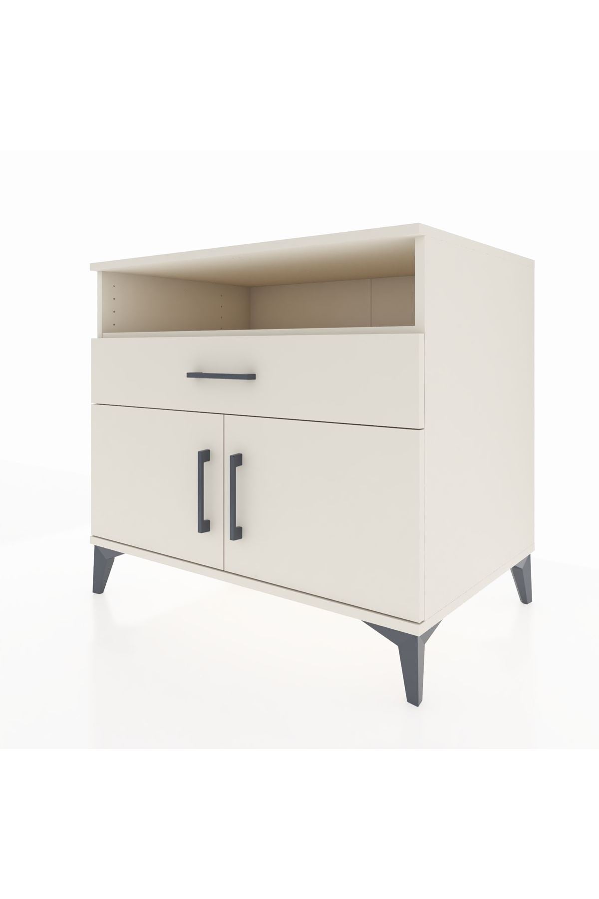 Kronos Şifonyer 2 Raflı Tek Çekmeceli 2 Kapaklı 88x59x80 Aytaşı-Aytaşı