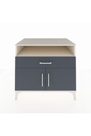 Kronos Şifonyer 2 Raflı Tek Çekmeceli 2 Kapaklı 88x59x80 Aytaşı-Antrasit