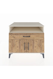 Kronos Şifonyer 2 Raflı Tek Çekmeceli 2 Kapaklı 88x59x80 Aytaşı-Çam