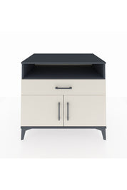 Kronos Şifonyer 2 Raflı Tek Çekmeceli 2 Kapaklı 88x59x80 Antrasit-Aytaşı