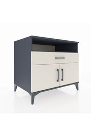 Kronos Şifonyer 2 Raflı Tek Çekmeceli 2 Kapaklı 88x59x80 Antrasit-Aytaşı