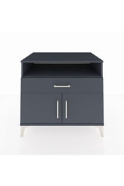 Kronos Şifonyer 2 Raflı Tek Çekmeceli 2 Kapaklı 88x59x80 Antrasit-Antrasit