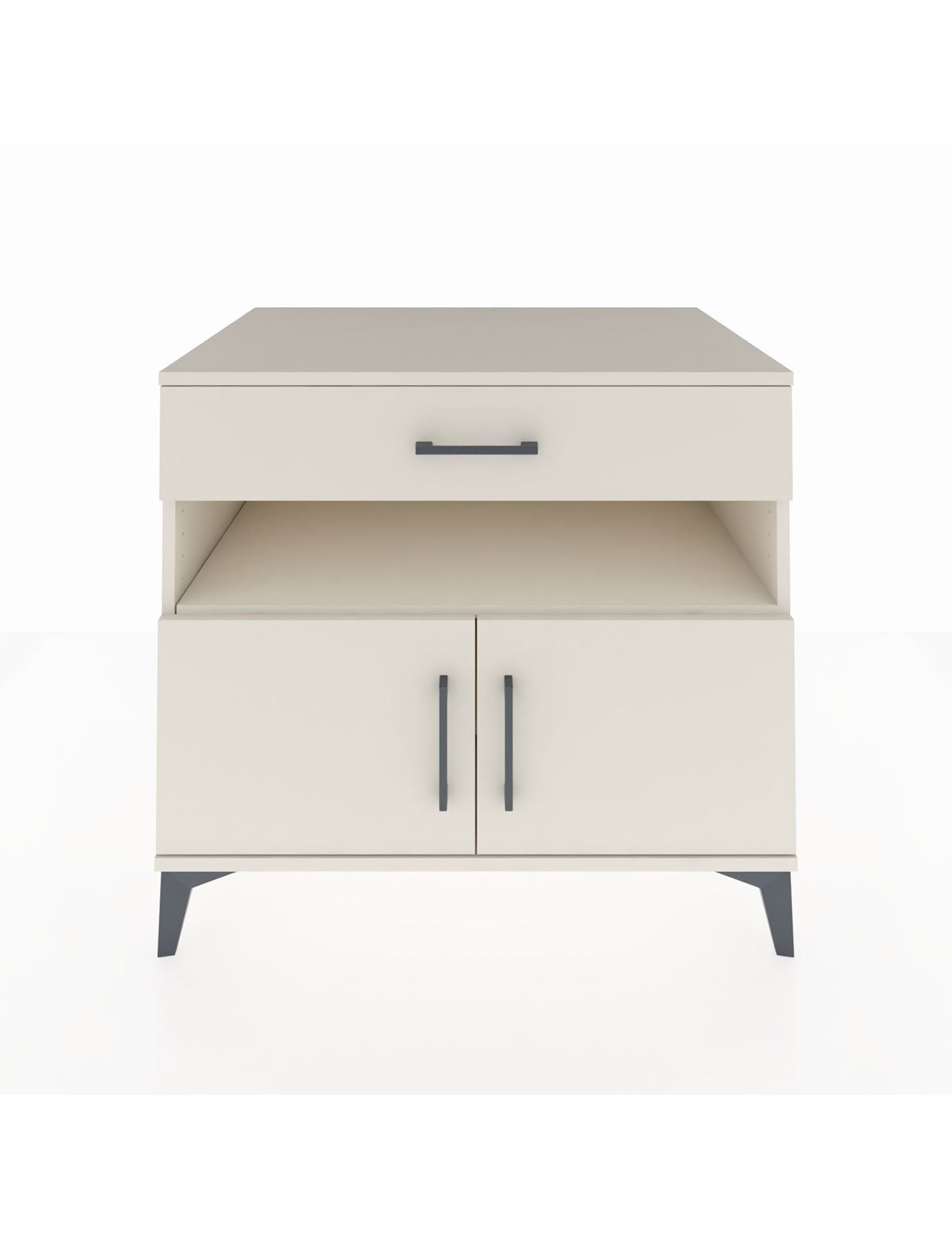 Kronos Şifonyer 2 Raflı Tek Çekmeceli 2 Kapaklı 88x59x80 Aytaşı-Aytaşı