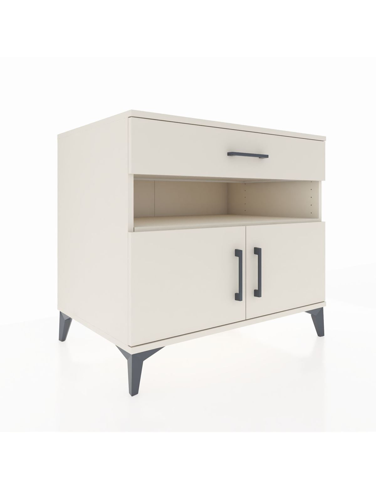 Kronos Şifonyer 2 Raflı Tek Çekmeceli 2 Kapaklı 88x59x80 Aytaşı-Aytaşı