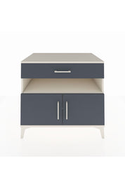 Kronos Şifonyer 2 Raflı Tek Çekmeceli 2 Kapaklı 88x59x80 Aytaşı-Antrasit