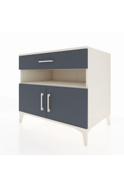 Kronos Şifonyer 2 Raflı Tek Çekmeceli 2 Kapaklı 88x59x80 Aytaşı-Antrasit