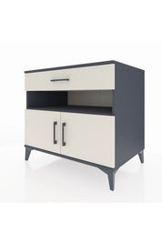 Kronos Şifonyer 2 Raflı Tek Çekmeceli 2 Kapaklı 88x59x80 Antrasit-Aytaşı