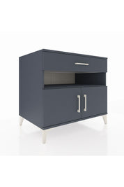 Kronos Şifonyer 2 Raflı Tek Çekmeceli 2 Kapaklı 88x59x80 Antrasit-Antrasit