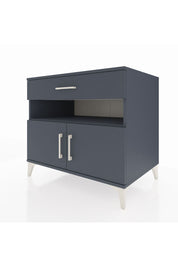 Kronos Şifonyer 2 Raflı Tek Çekmeceli 2 Kapaklı 88x59x80 Antrasit-Antrasit