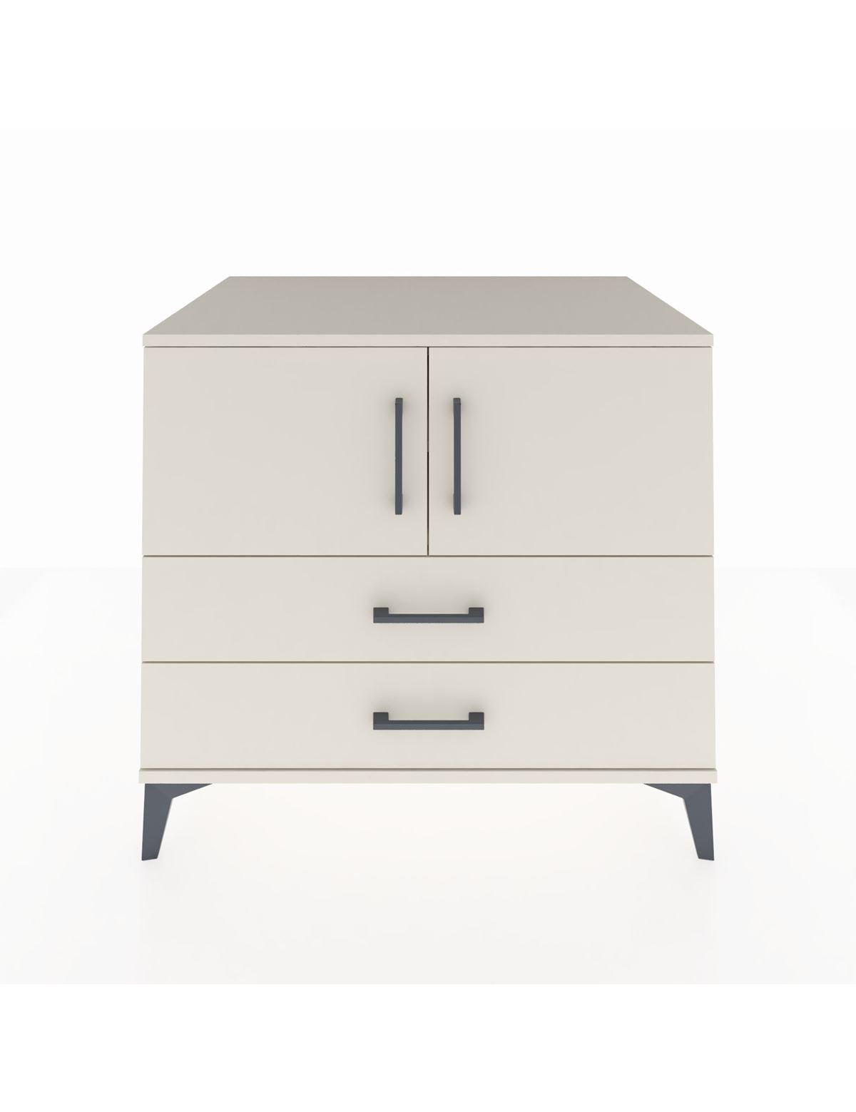 Kronos Şifonyer 2 Raflı 2 Çekmeceli 2 Kapaklı 88x59x80 Aytaşı-Aytaşı