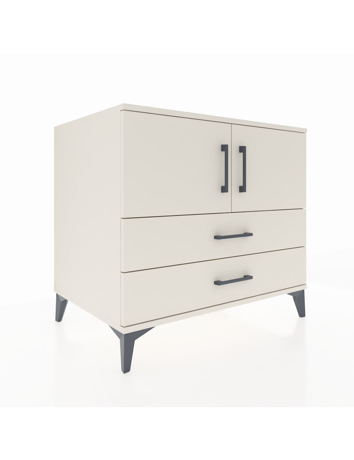 Kronos Şifonyer 2 Raflı 2 Çekmeceli 2 Kapaklı 88x59x80 Aytaşı-Aytaşı