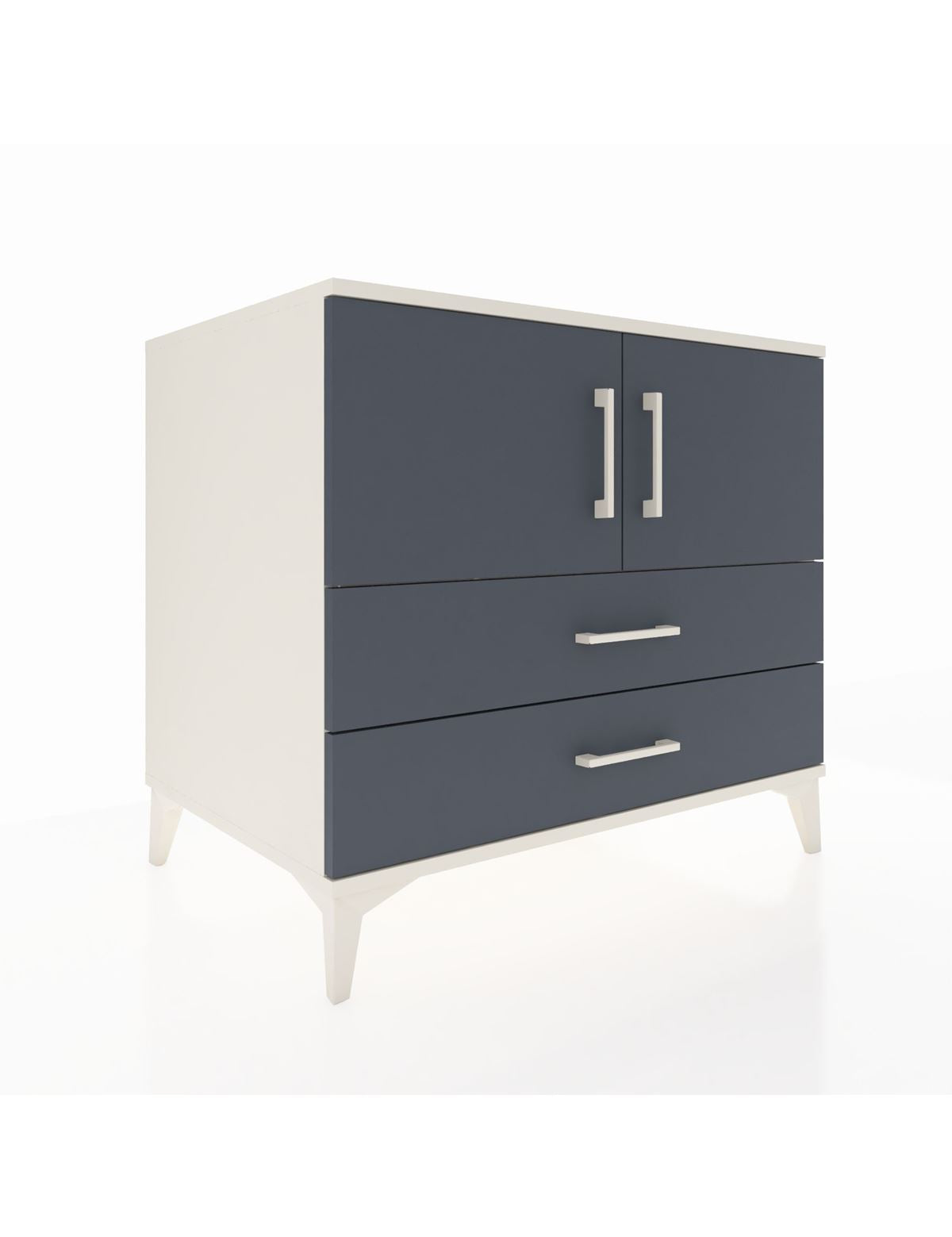 Kronos Şifonyer 2 Raflı 2 Çekmeceli 2 Kapaklı 88x59x80 Aytaşı-Antrasit