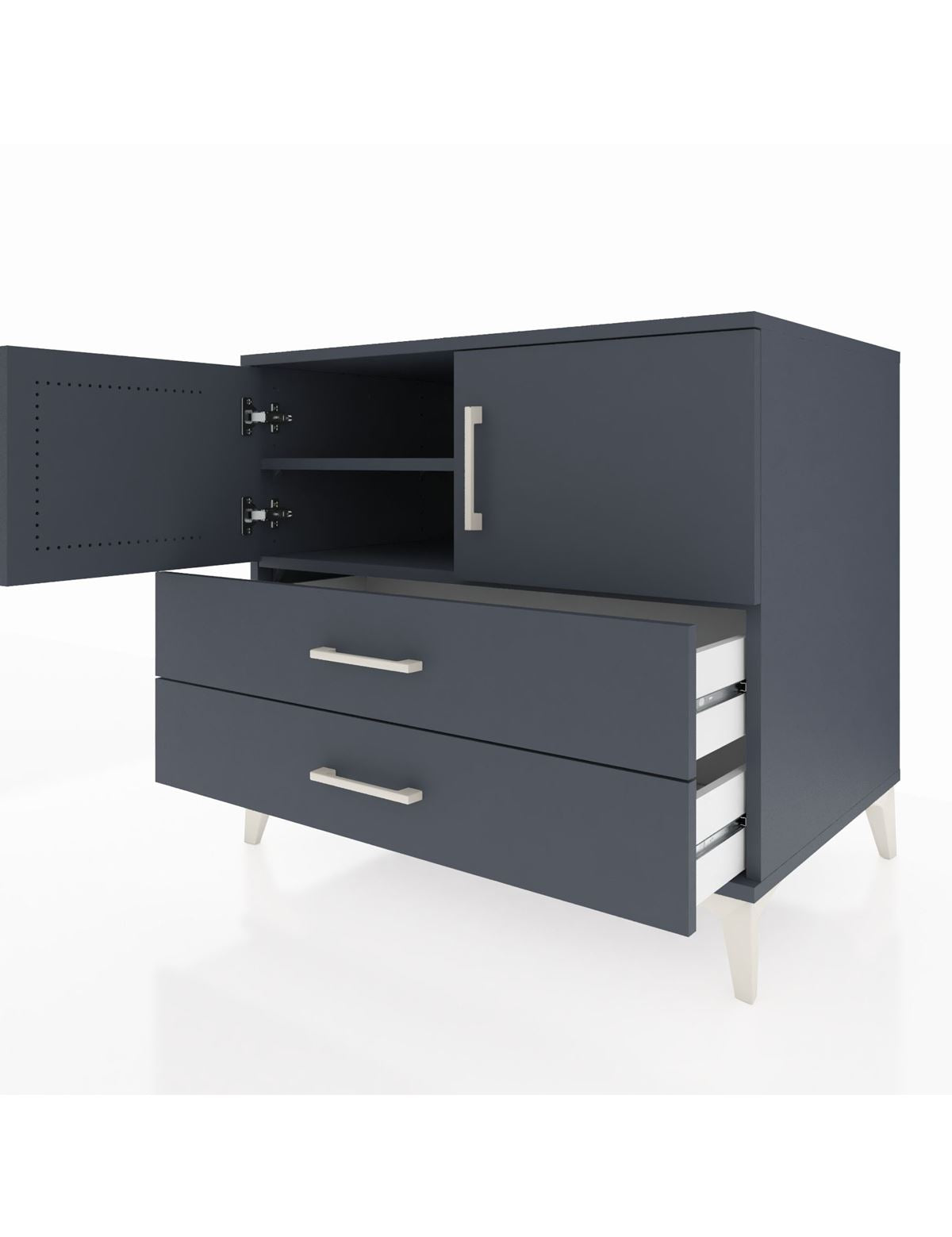 Kronos Şifonyer 2 Raflı 2 Çekmeceli 2 Kapaklı 88x59x80 - S69M029V5C