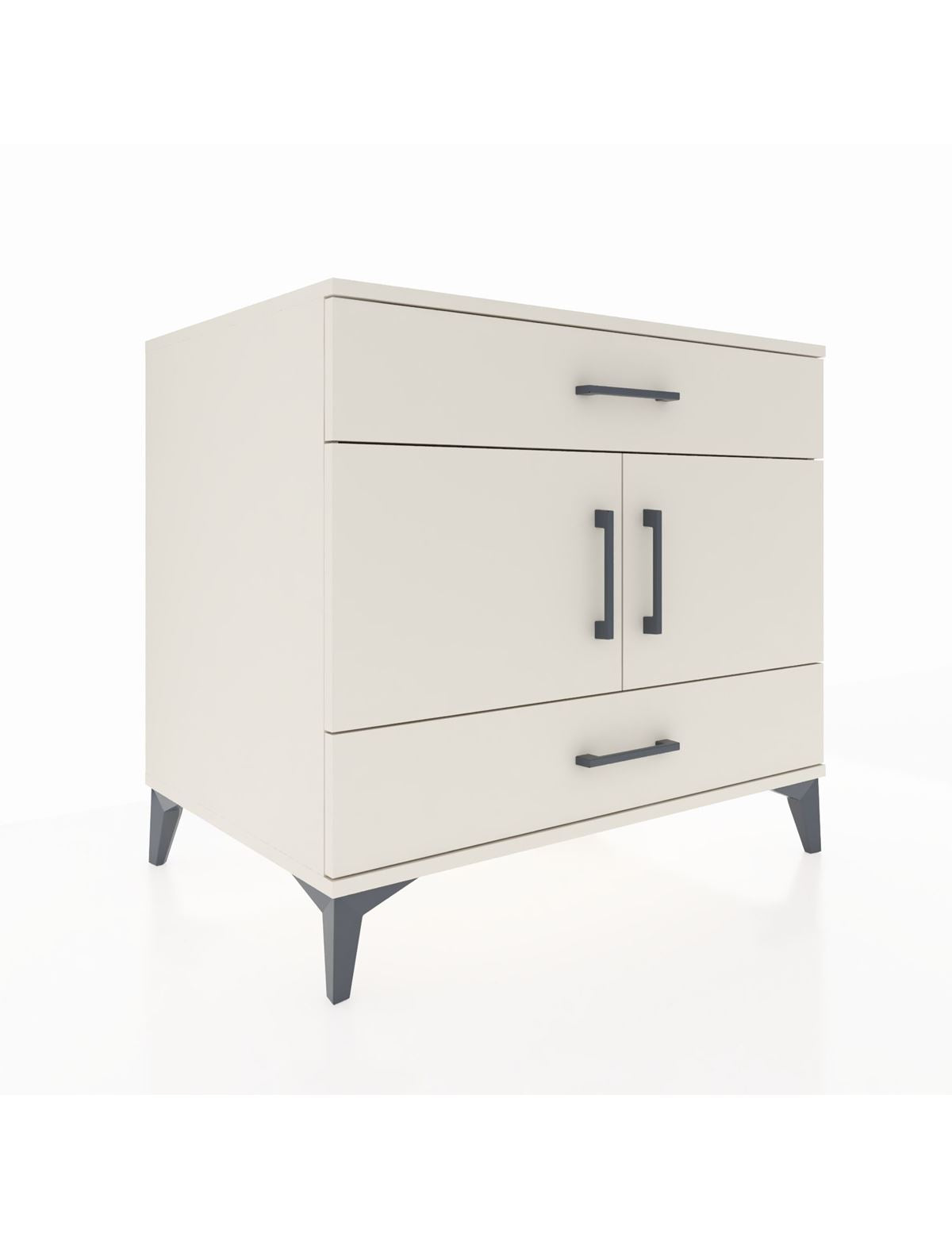 Kronos Şifonyer 2 Raflı 2 Çekmeceli 2 Kapaklı 88x59x80 Aytaşı-Aytaşı