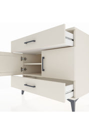 Kronos Şifonyer 2 Raflı 2 Çekmeceli 2 Kapaklı 88x59x80 Aytaşı-Aytaşı