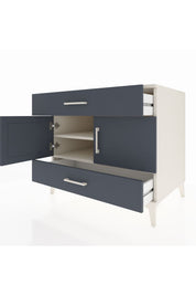 Kronos Şifonyer 2 Raflı 2 Çekmeceli 2 Kapaklı 88x59x80 Aytaşı-Antrasit