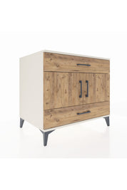 Kronos Şifonyer 2 Raflı 2 Çekmeceli 2 Kapaklı 88x59x80 Aytaşı-Çam