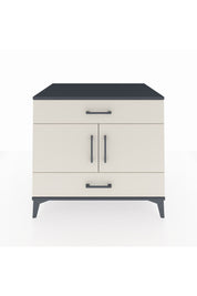 Kronos Şifonyer 2 Raflı 2 Çekmeceli 2 Kapaklı 88x59x80 Antrasit-Aytaşı