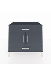 Kronos Şifonyer 2 Raflı 2 Çekmeceli 2 Kapaklı 88x59x80 Antrasit-Antrasit