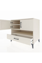 Kronos Şifonyer 3 Raflı Tek Çekmeceli 2 Kapaklı 88x59x80 Aytaşı-Aytaşı