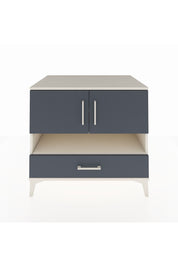 Kronos Şifonyer 3 Raflı Tek Çekmeceli 2 Kapaklı 88x59x80 Aytaşı-Antrasit