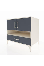 Kronos Şifonyer 3 Raflı Tek Çekmeceli 2 Kapaklı 88x59x80 Aytaşı-Antrasit